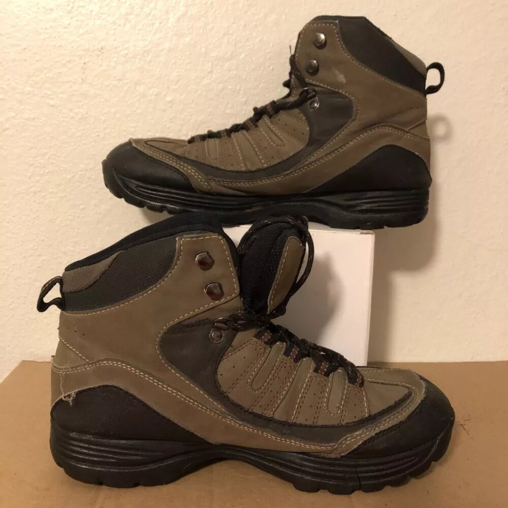 Rugged Outback Mens Work Boots, US Size 8, Laced Hiker Clean, Preowned